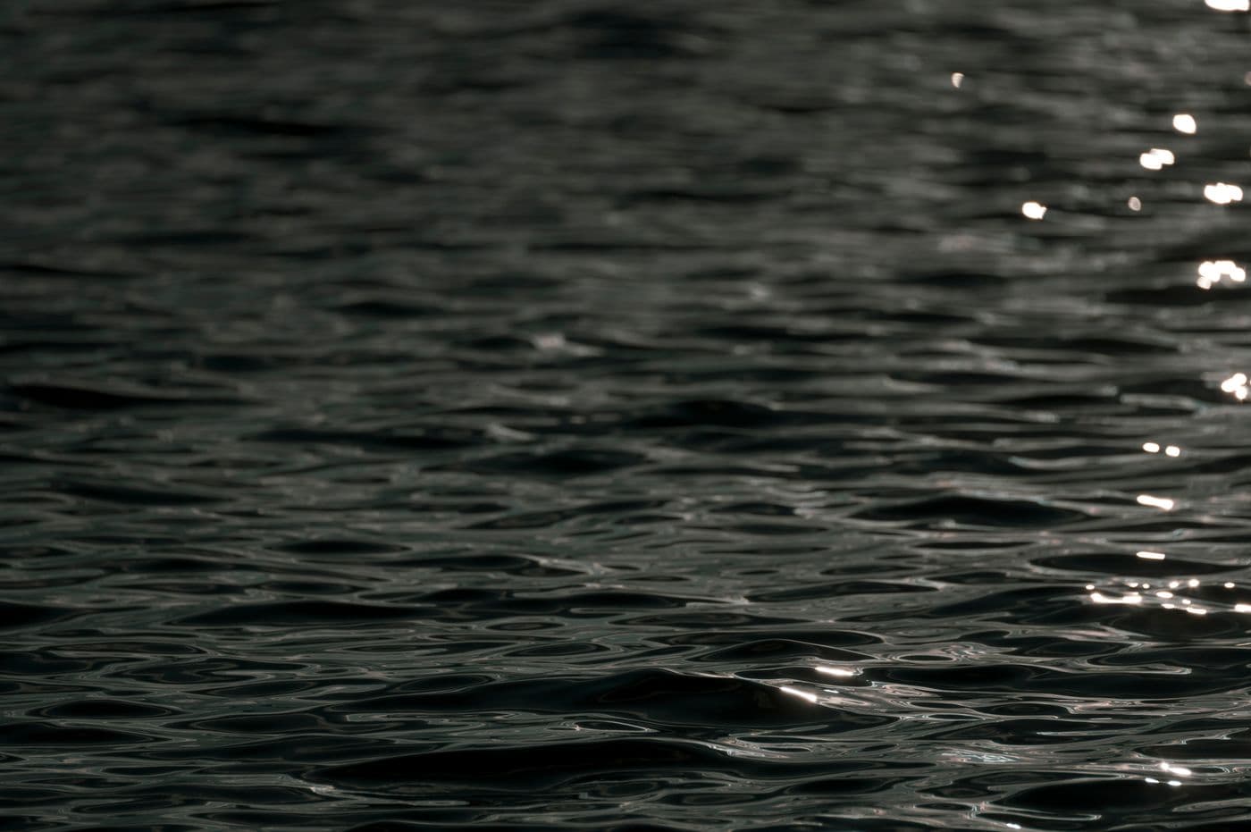 Dark rippling water, a reminder to act fast in the first hours