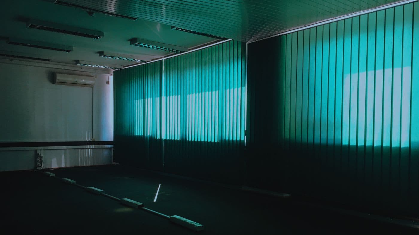 An empty commercial office interior